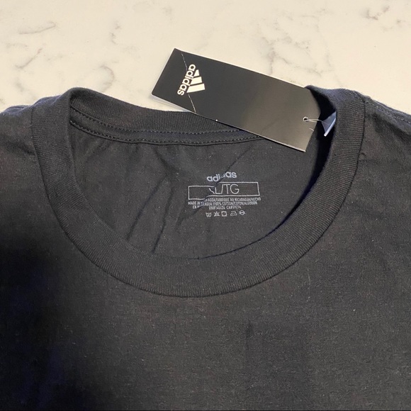 Adidas Men's Graphic T-Shirt Tee - Black - Picture 4 of 8